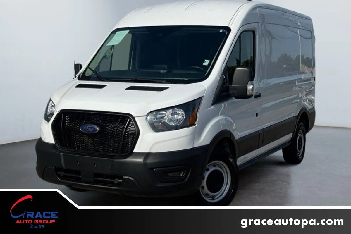 White 2021 Ford Transit 250 Medium Roof for sale in Morrisville, PA