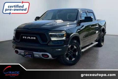 Black 2019 Ram 1500 Rebel Crew Cab 4x4 5'7" Box for sale in Morrisville, PA