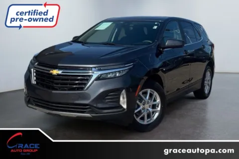 Gray 2022 Chevrolet Equinox FWD LT for sale in Morrisville, PA