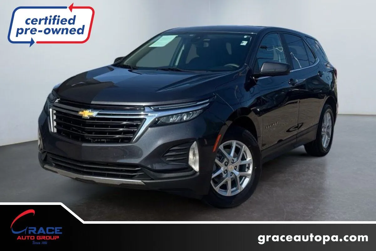 Gray 2022 Chevrolet Equinox FWD LT for sale in Morrisville, PA