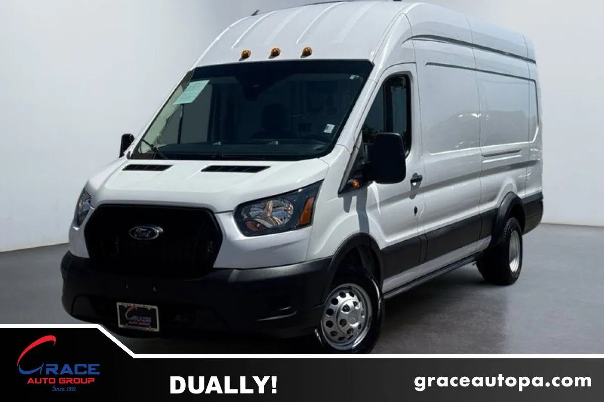White 2024 Ford Transit 350 HD High Roof Extended for sale in Morrisville, PA