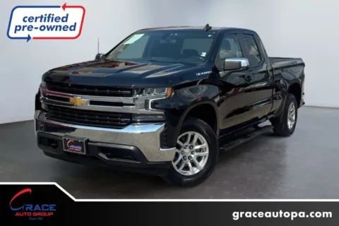 Black 2021 Chevrolet Silverado 1500 4WD Double Cab Standard Bed LT with 2FL for sale in Morrisville, PA