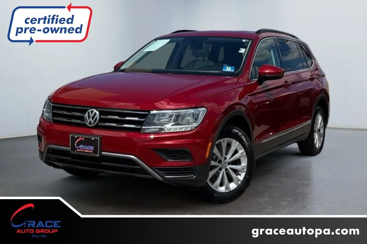 Red 2018 Volkswagen Tiguan 2.0T SE for sale in Morrisville, PA