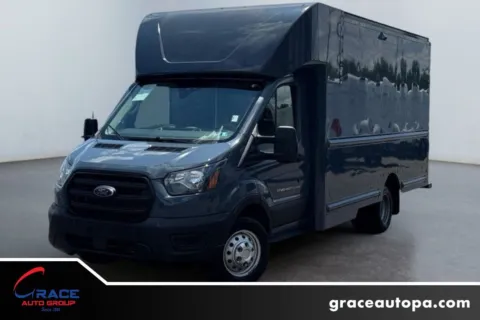 Blue 2021 Ford Transit 350 HD Cutaway Box Truck for sale in Morrisville, PA