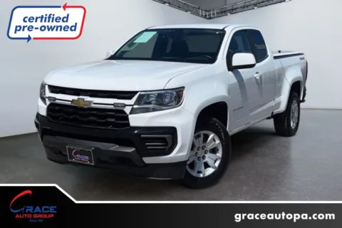 White 2022 Chevrolet Colorado 4WD Extended Cab Long Box LT for sale in Morrisville, PA