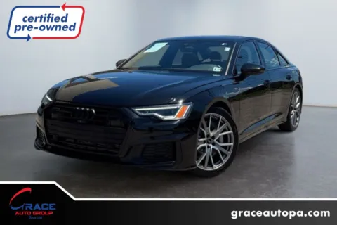 Black 2022 Audi A6 Sedan Premium Plus 55 TFSI quattro S tronic for sale in Morrisville, PA