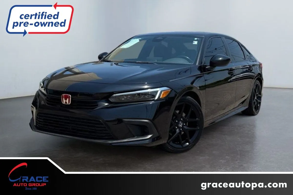 Black 2022 Honda Civic Sedan Sport for sale in Morrisville, PA
