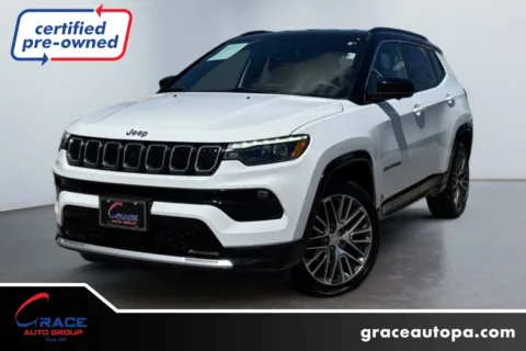 White 2023 Jeep Compass Limited 4x4 for sale in Morrisville, PA