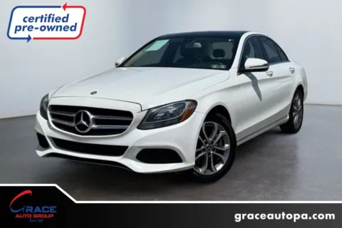 White 2017 Mercedes-Benz C 300 4MATIC for sale in Morrisville, PA