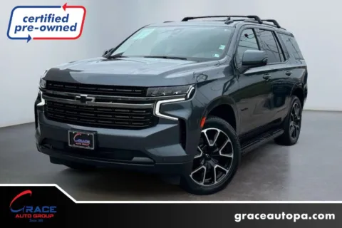 Gray 2021 Chevrolet Tahoe 4WD RST for sale in Morrisville, PA