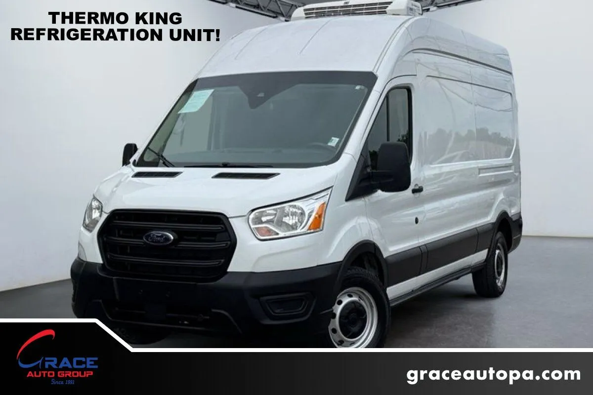 White 2022 Ford Transit 250 Medium Roof Refrigeration Van for sale in Morrisville, PA