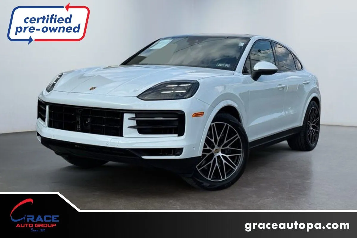 White 2024 Porsche Cayenne Coupe for sale in Morrisville, PA
