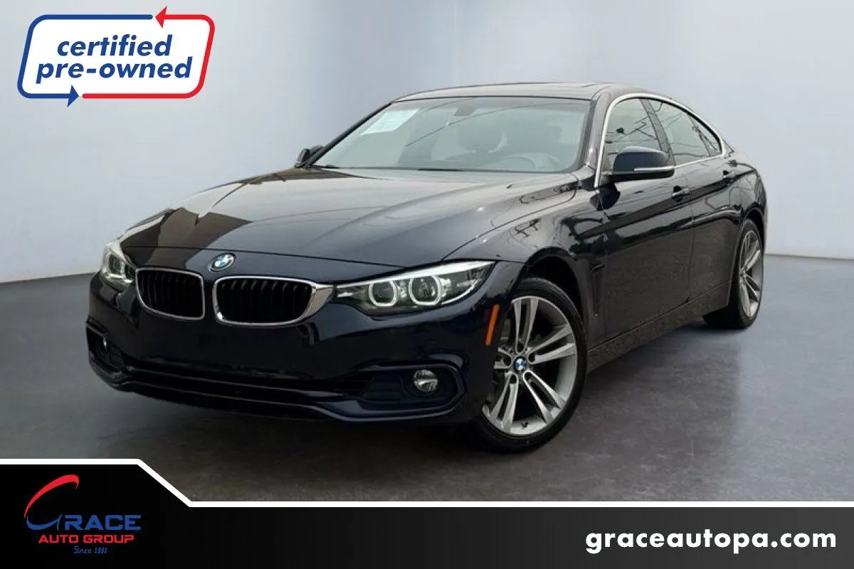Black 2018 BMW 430i Gran Coupe xDrive for sale in Morrisville, PA