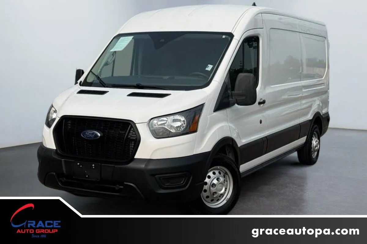 White 2024 Ford Transit 250 Medium Roof AWD for sale in Morrisville, PA
