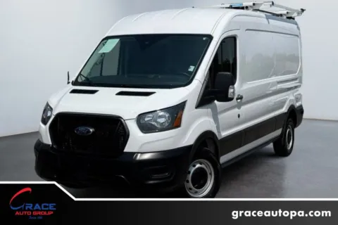 White 2024 Ford Transit 250 Medium Roof for sale in Morrisville, PA
