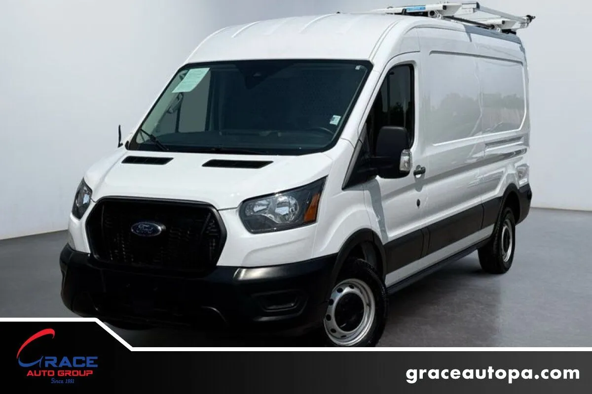 White 2024 Ford Transit 250 Medium Roof for sale in Morrisville, PA