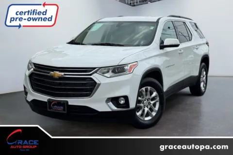 White 2020 Chevrolet Traverse AWD LT Leather for sale in Morrisville, PA
