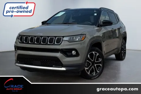 Gray 2023 Jeep Compass Limited 4x4 for sale in Morrisville, PA