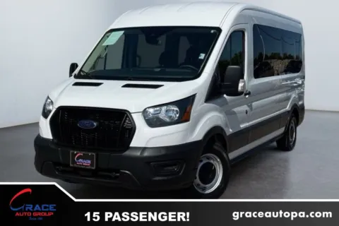 White 2023 Ford Transit 350 XL 15 Passenger for sale in Morrisville, PA