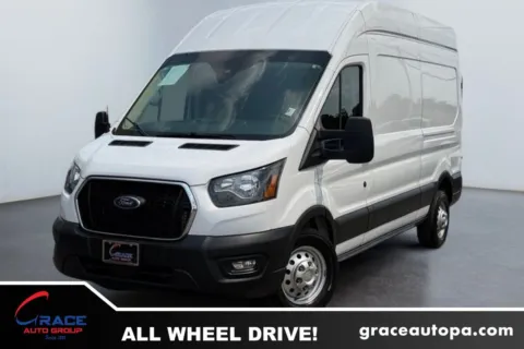 White 2023 Ford Transit 250 High Roof AWD for sale in Morrisville, PA