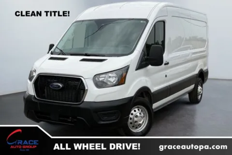 White 2025 Ford Transit 250 Medium Roof AWD for sale in Morrisville, PA