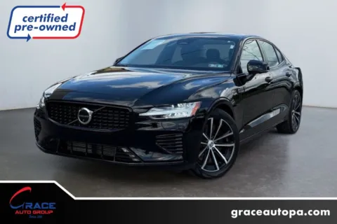 Black 2023 Volvo S60 Recharge Plug-In T8 Plus Dark Theme for sale in Morrisville, PA