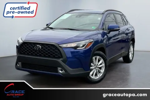 Blue 2022 Toyota Corolla Cross LE for sale in Morrisville, PA