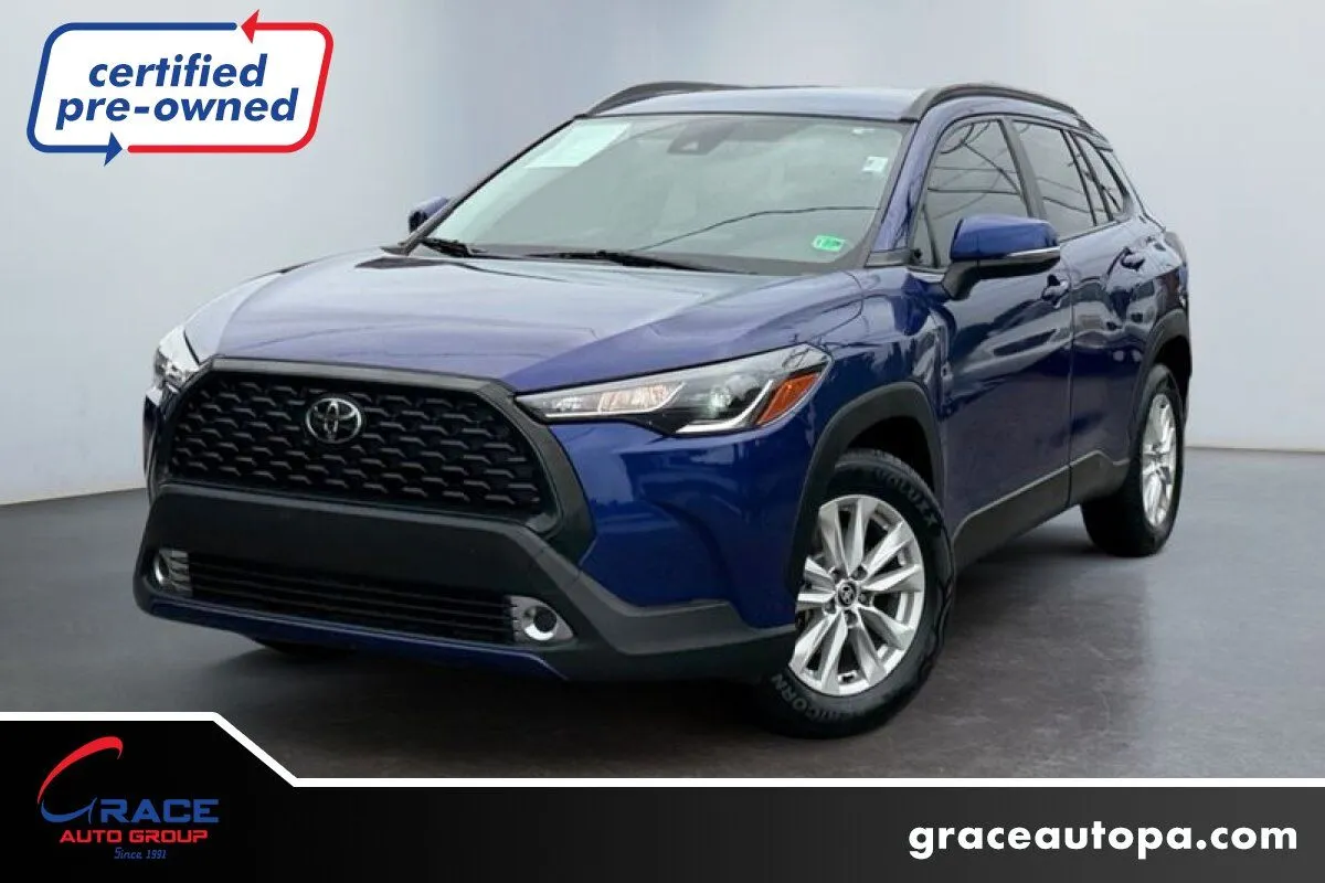Blue 2022 Toyota Corolla Cross LE for sale in Morrisville, PA