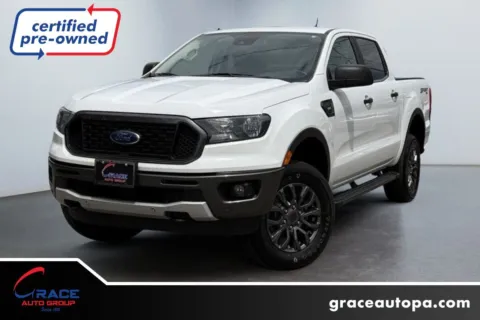White 2022 Ford Ranger XLT SuperCrew for sale in Morrisville, PA