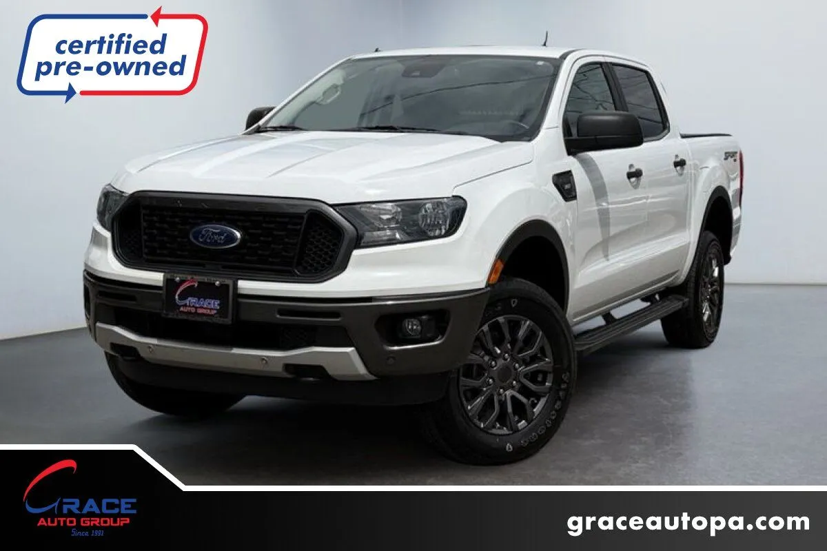 White 2022 Ford Ranger XLT SuperCrew for sale in Morrisville, PA