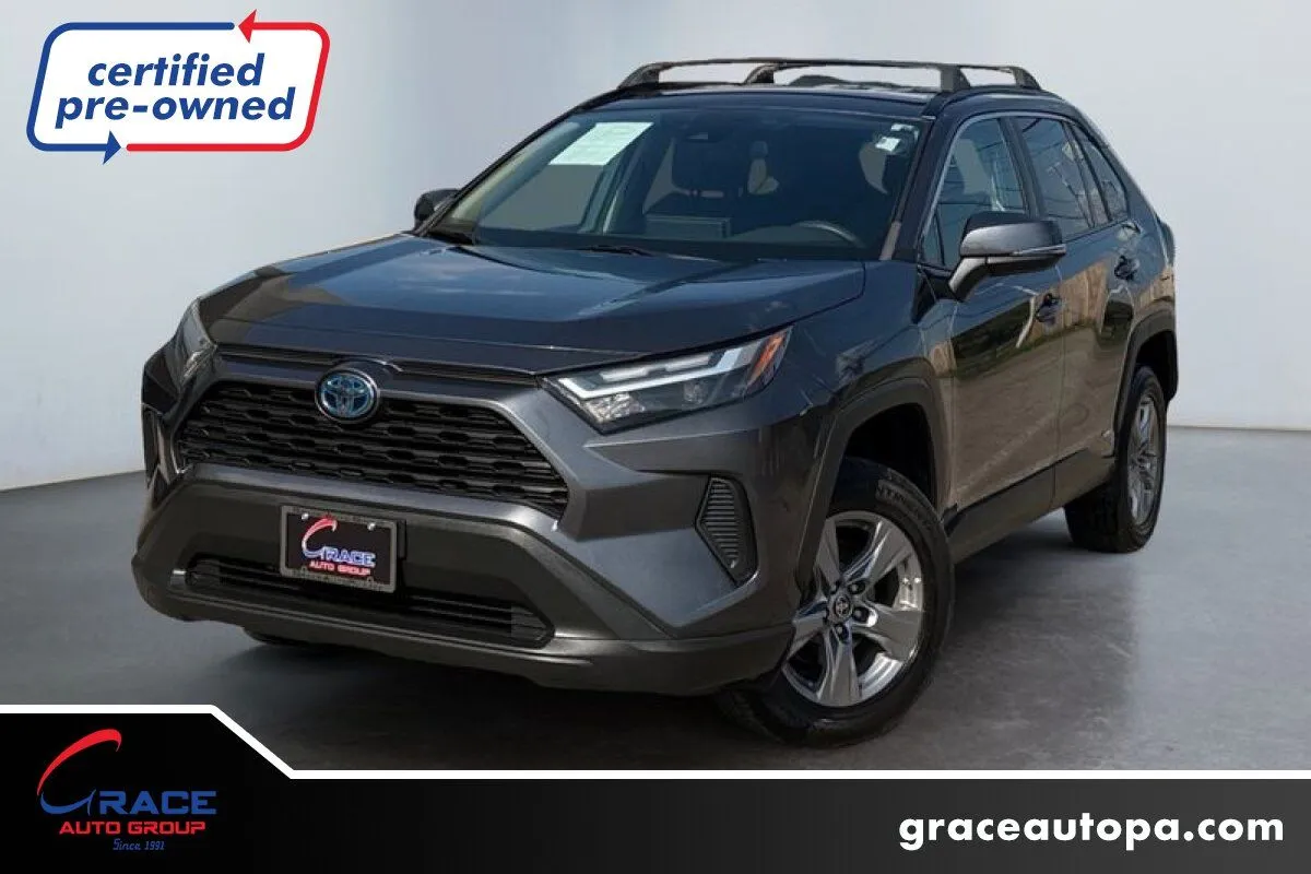 Gray 2023 Toyota RAV4 Hybrid LE for sale in Morrisville, PA