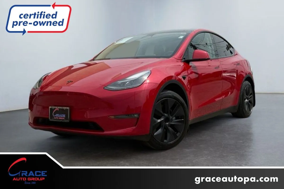 Red 2023 Tesla Model Y Long Range Dual Motor All-Wheel Drive for sale in Morrisville, PA