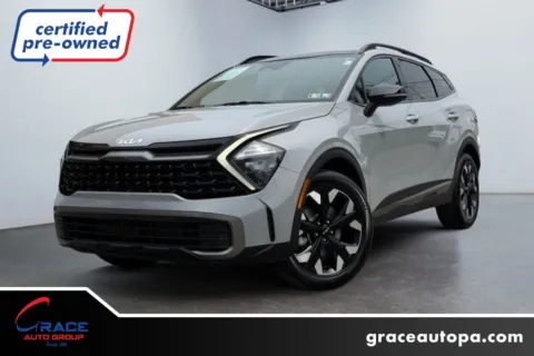 Gray 2023 Kia Sportage X-Line for sale in Morrisville, PA