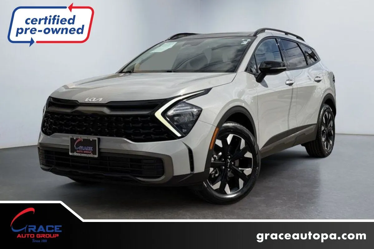 Gray 2023 Kia Sportage X-Line for sale in Morrisville, PA