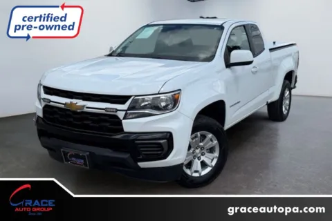 White 2022 Chevrolet Colorado 2WD Extended Cab Long Box LT for sale in Morrisville, PA