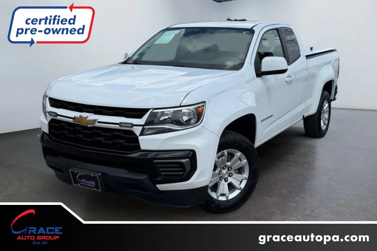 White 2022 Chevrolet Colorado 2WD Extended Cab Long Box LT for sale in Morrisville, PA