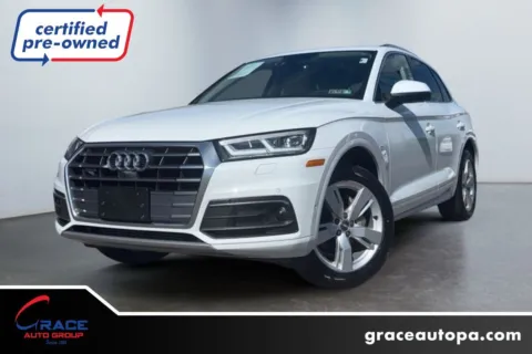 White 2019 Audi Q5 45 Premium for sale in Morrisville, PA