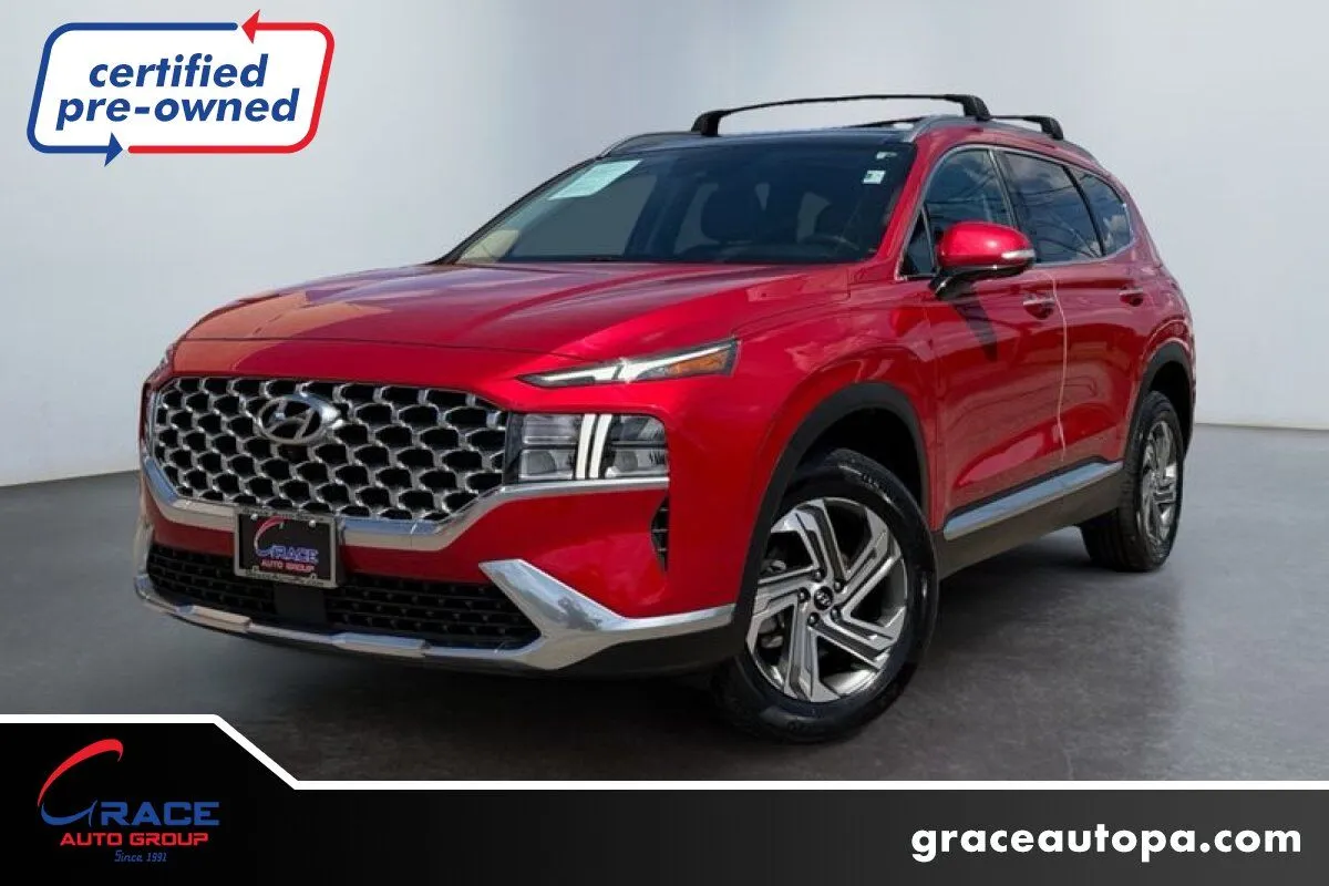 Red 2023 Hyundai Santa Fe SEL for sale in Morrisville, PA