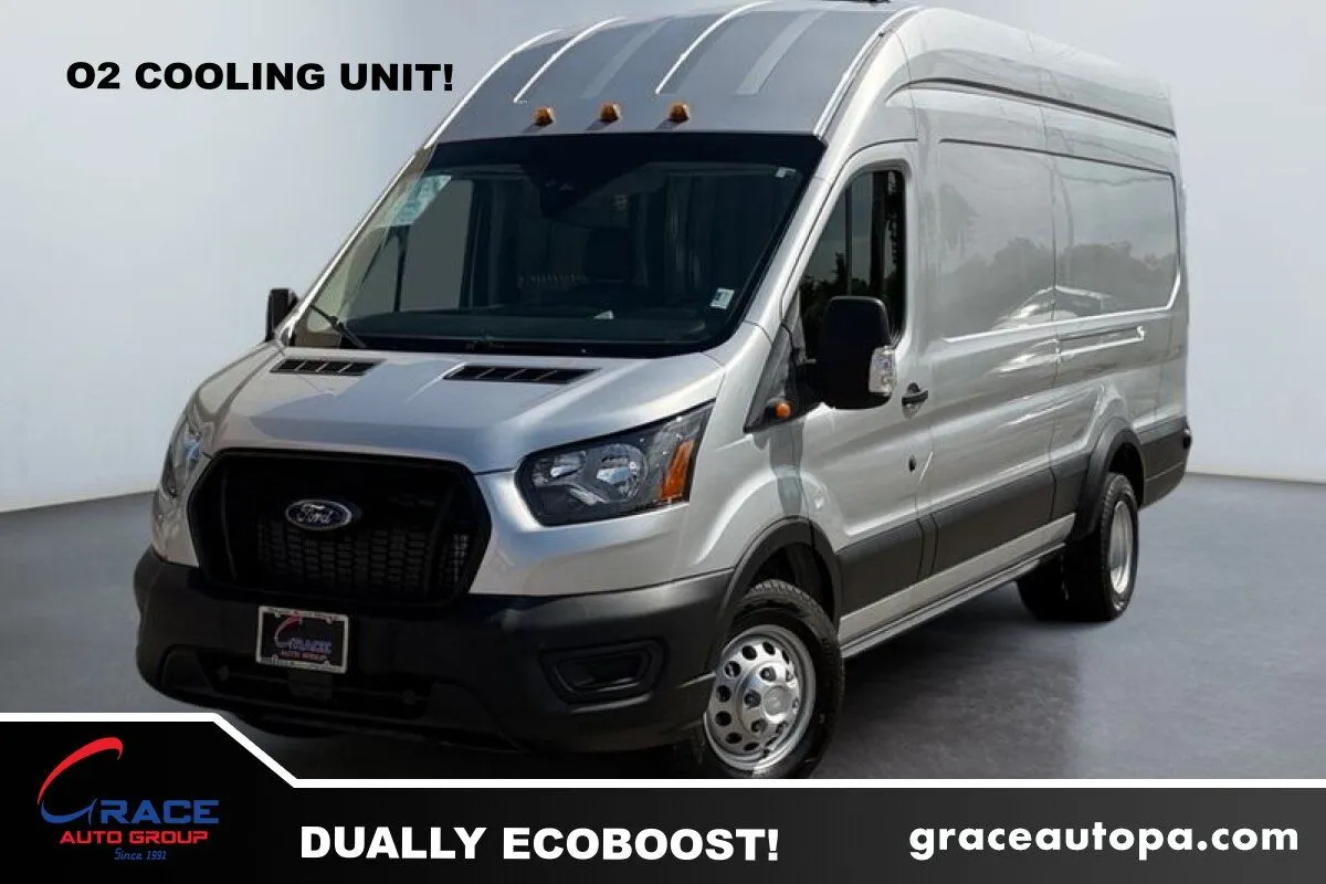 Silver 2024 Ford Transit 350 High Roof Extended for sale in Morrisville, PA