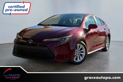 Red 2024 Toyota Corolla LE for sale in Morrisville, PA