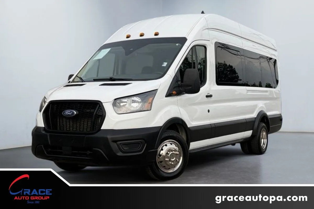 White 2023 Ford Transit-350 Passenge XL for sale in Morrisville, PA
