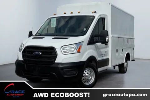 White 2023 Ford Transit 350 Cutaway AWD for sale in Morrisville, PA
