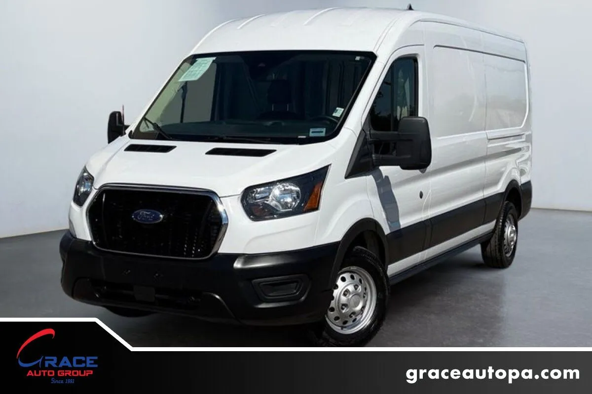 White 2023 Ford Transit 250 Medium Roof for sale in Morrisville, PA