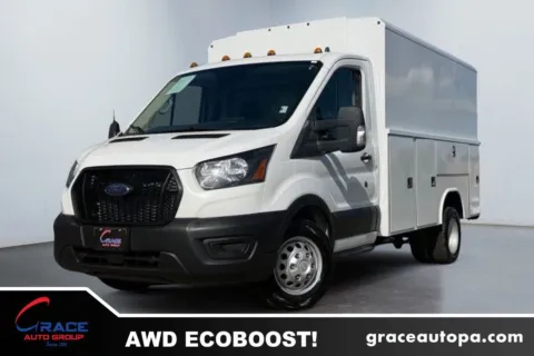 White 2023 Ford Transit 350 HD Cutaway AWD for sale in Morrisville, PA