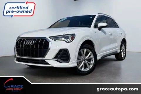 White 2025 Audi Q3 Premium 45 TFSI S line quattro Tiptronic for sale in Morrisville, PA