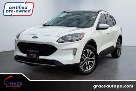 White 2022 Ford Escape SEL for sale in Morrisville, PA
