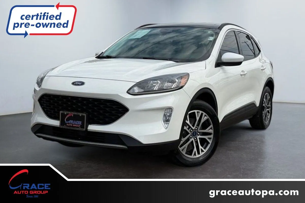White 2022 Ford Escape SEL for sale in Morrisville, PA