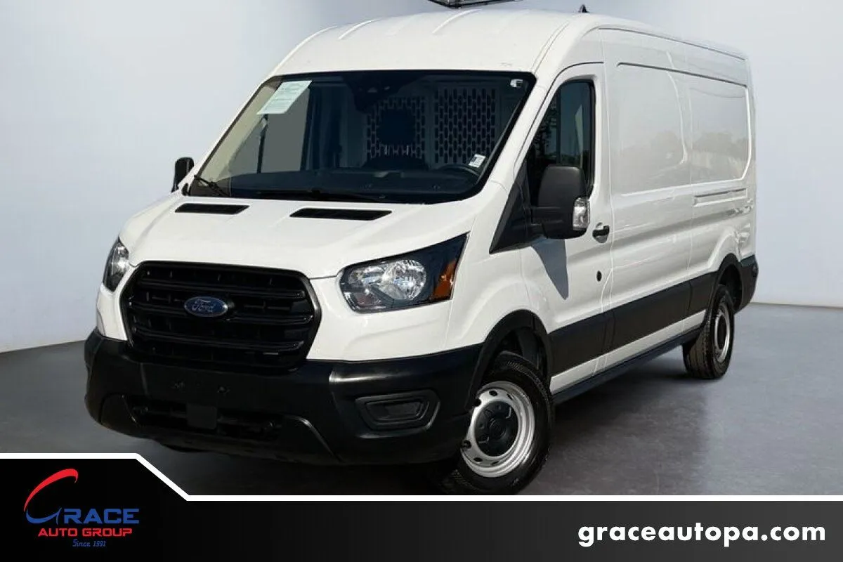 White 2023 Ford Transit 150 Medium Roof for sale in Morrisville, PA