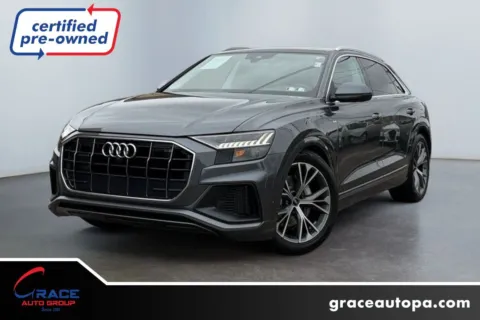 Gray 2021 Audi Q8 Premium Plus for sale in Morrisville, PA
