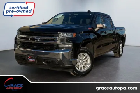 Black 2019 Chevrolet Silverado 1500 LT for sale in Morrisville, PA